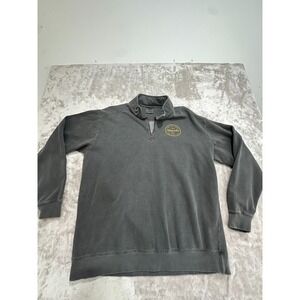 Magnolia Waco TX Sweatshirt Mens Gray Pullover 1/4 Zip Long Sleeve Mock Neck